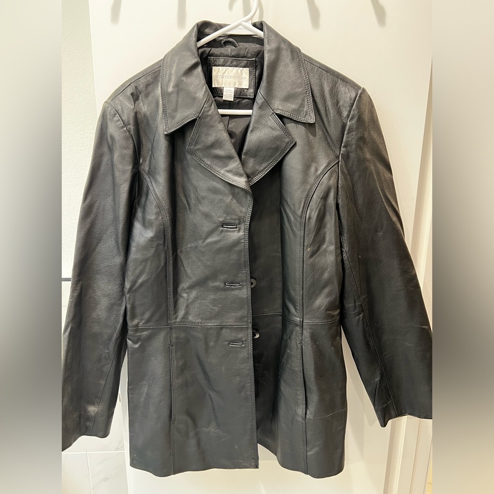 Leather jacket